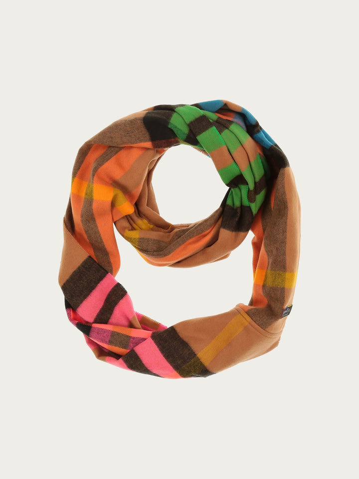 Schmaler Cashmink-Loop mit FRAAS Plaid Karo