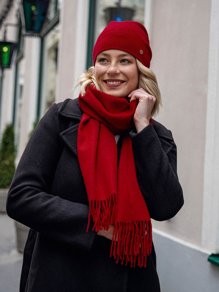 Strickmütze aus reinem Kaschmir