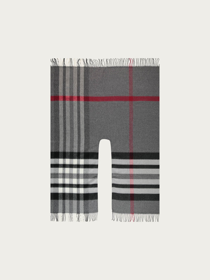 Poncho mit FRAAS Plaid Karo aus Polyacryl
