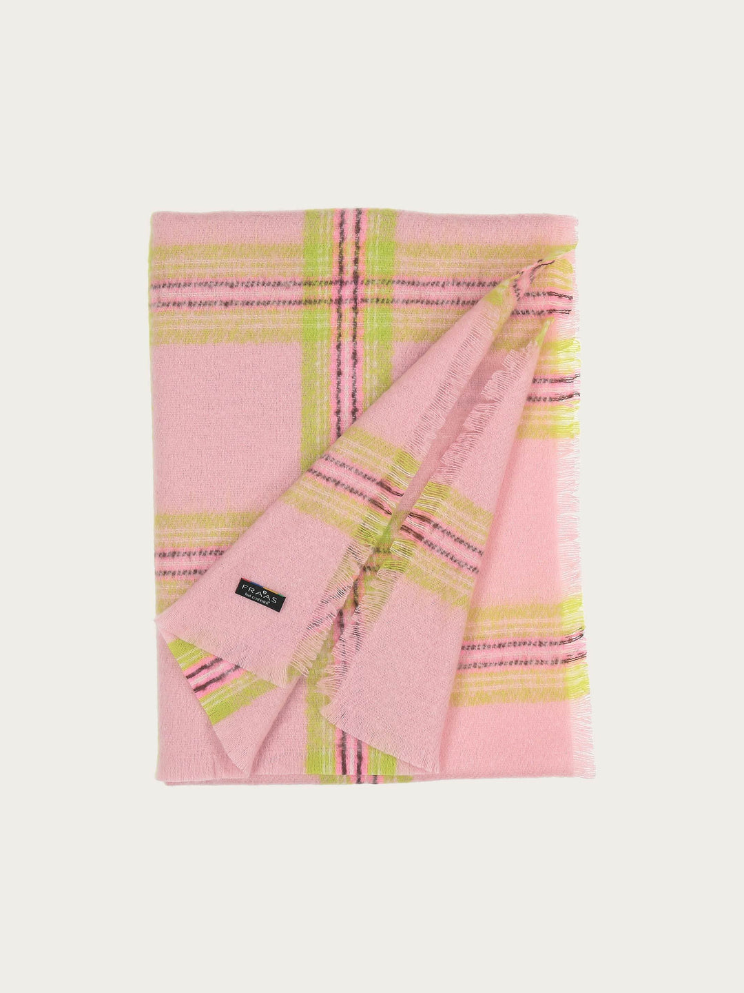 Cashmink-Stola mit XL Karo-Design