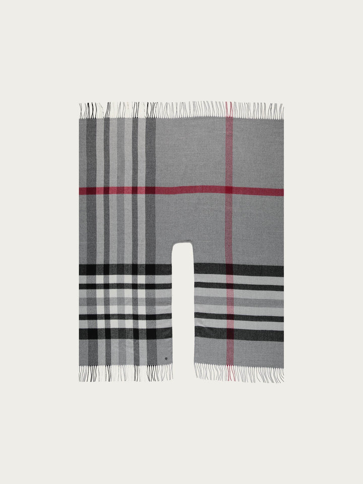 Poncho mit FRAAS Plaid Karo aus Polyacryl