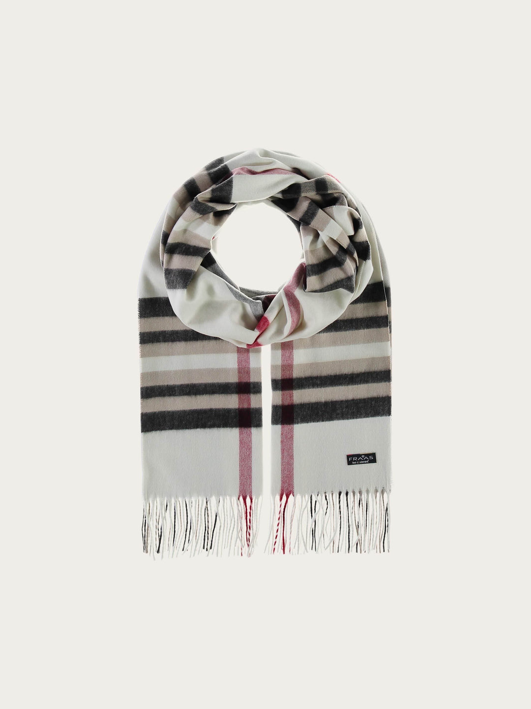 Breiter Cashmink-Schal mit FRAAS Plaid Karo