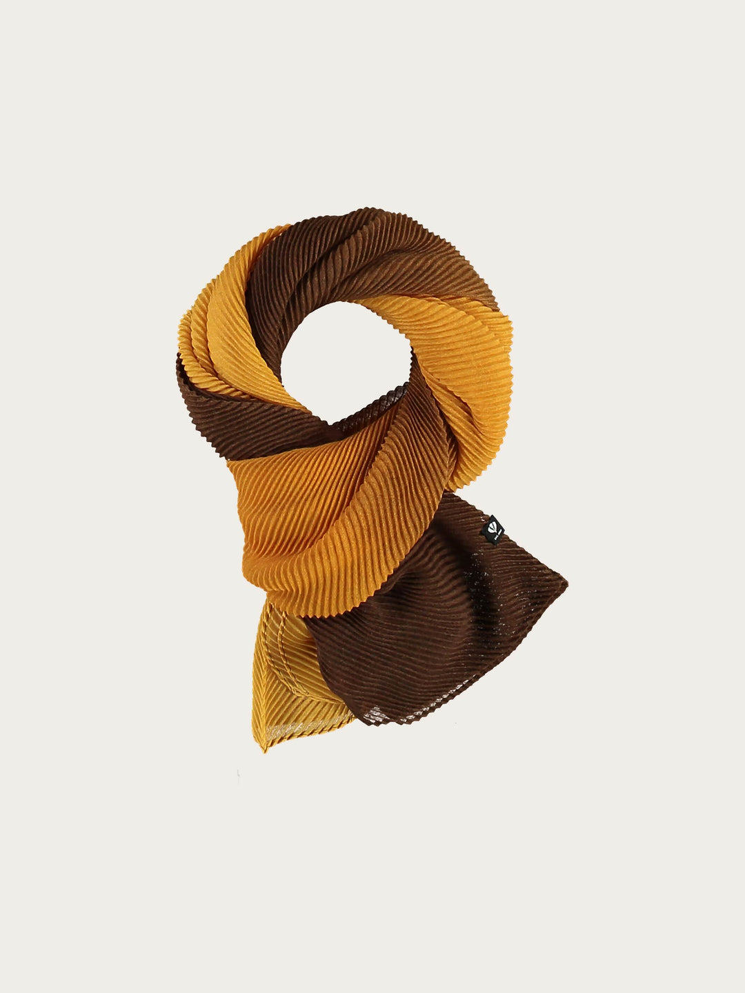 Plissee-Stola mit Ombré-Effekt