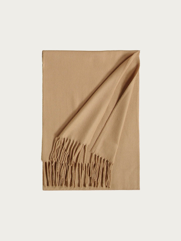 Cashmink-Schal mit Fransen