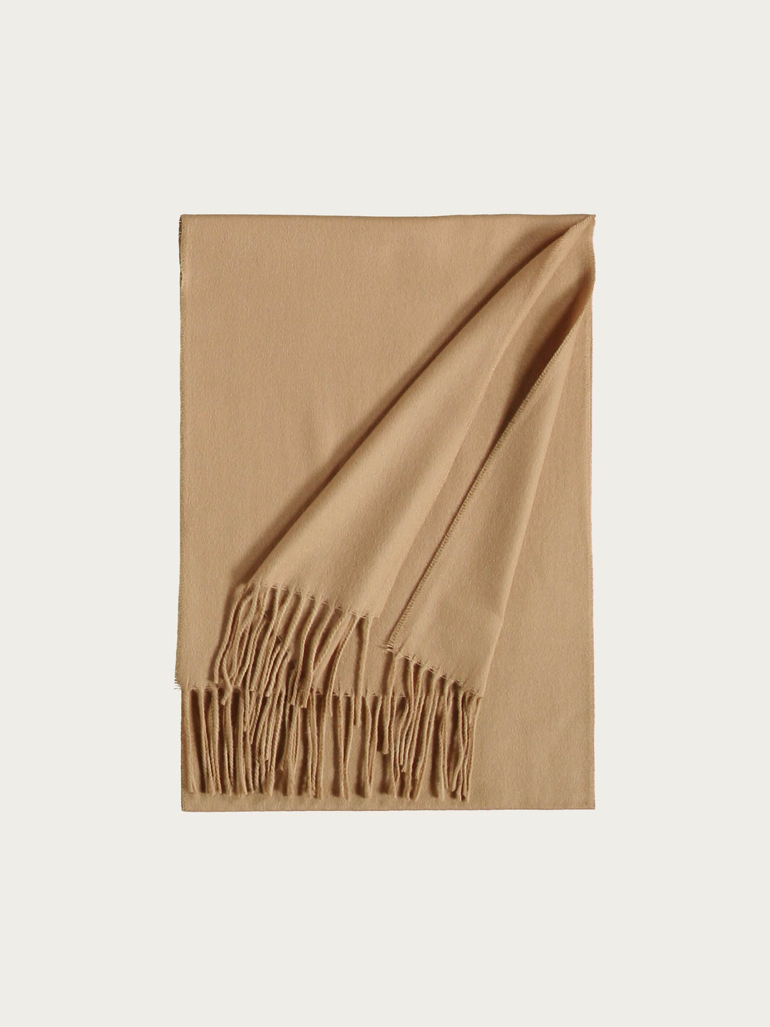 Cashmink-Schal mit Fransen