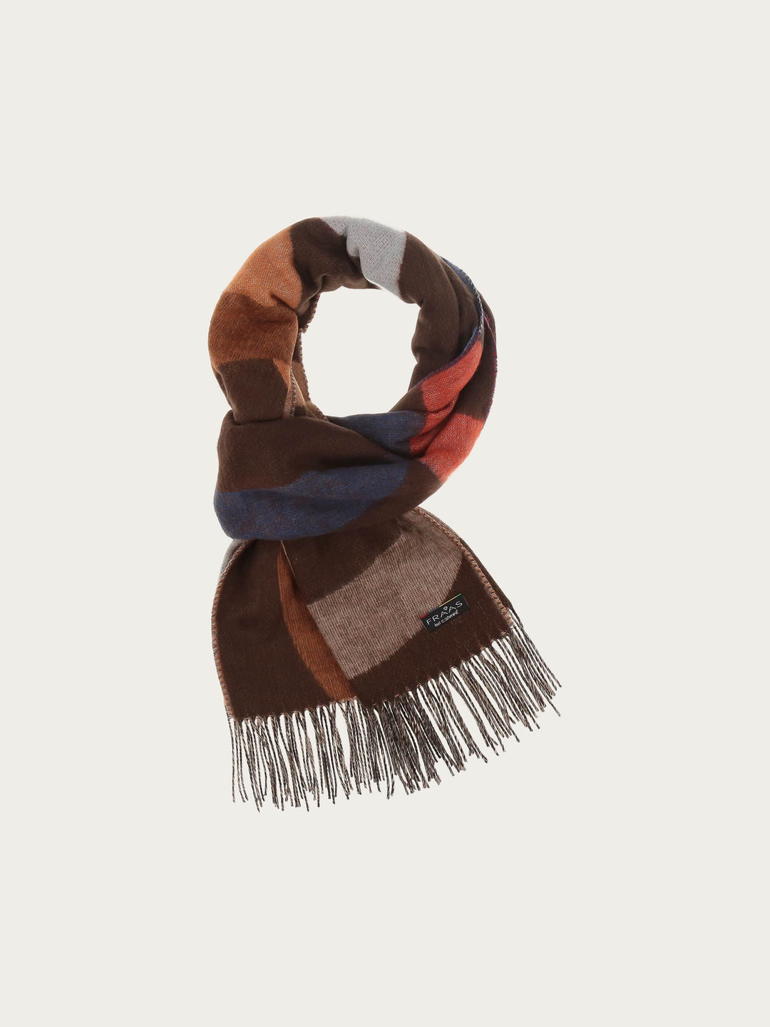 Cashmink-Schal mit XL-Kreisen