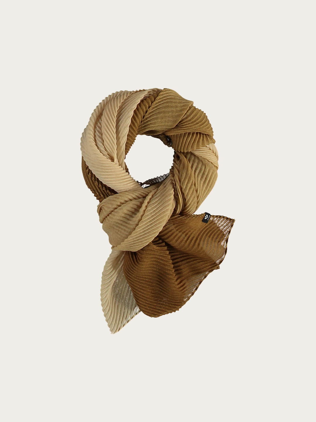 Plissee-Stola mit Ombré-Effekt