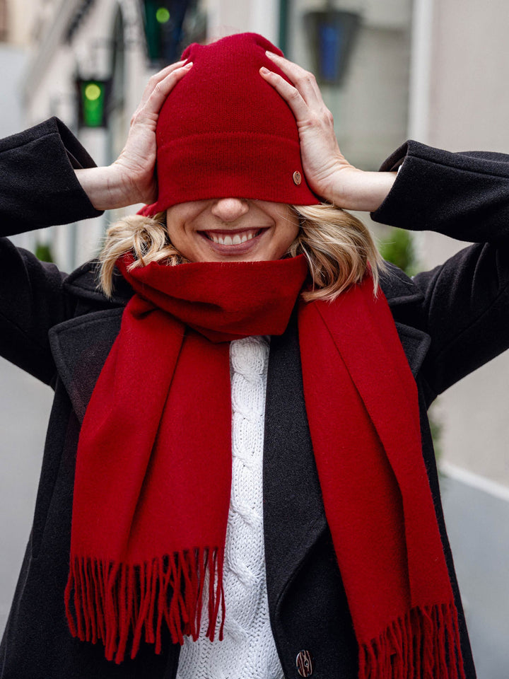 Strickmütze aus reinem Kaschmir