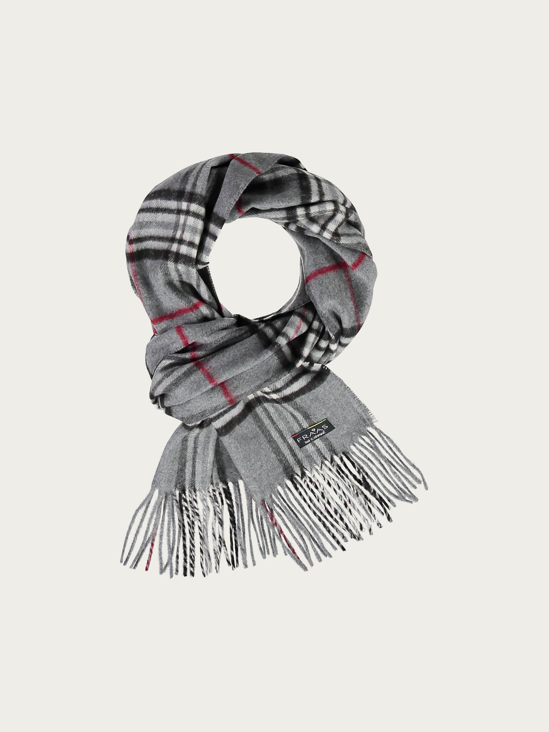 Schmaler Cashmink-Schal mit FRAAS Plaid Karo
