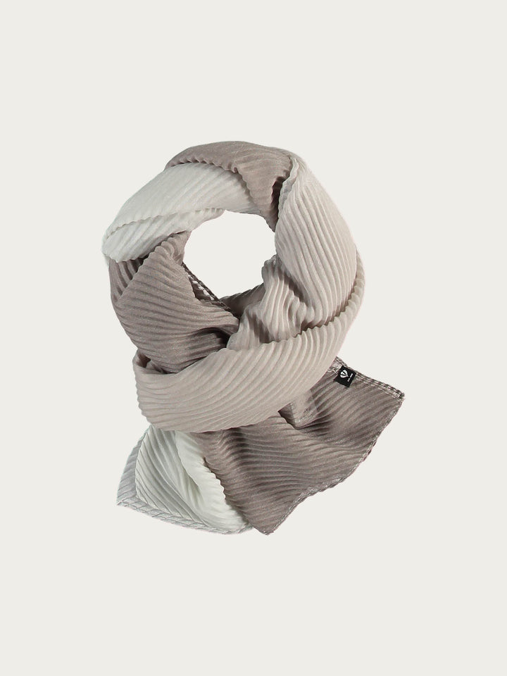 Plissee-Stola mit Ombré-Effekt