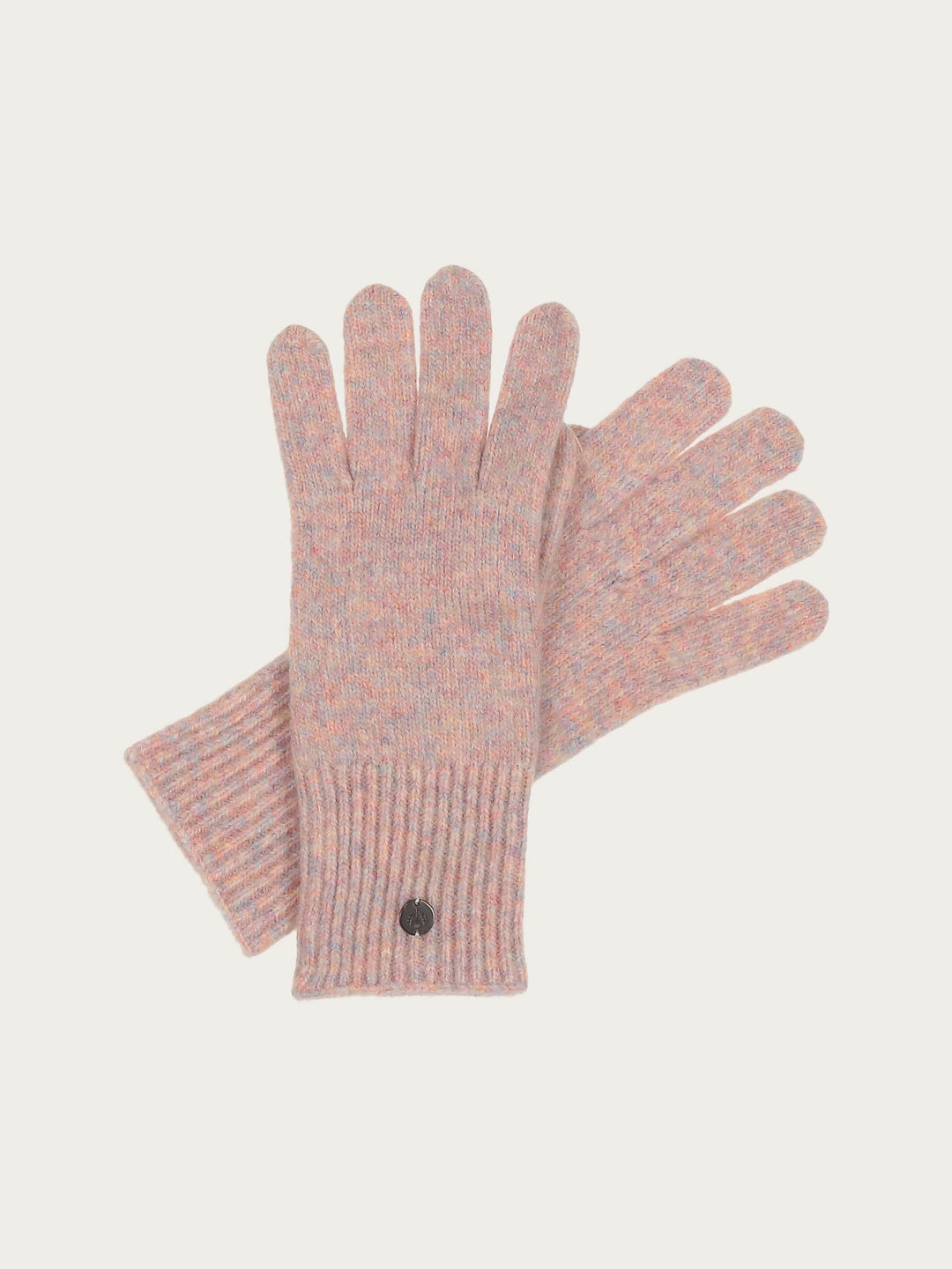 Einfarbige Strickhandschuhe in Wollmischung