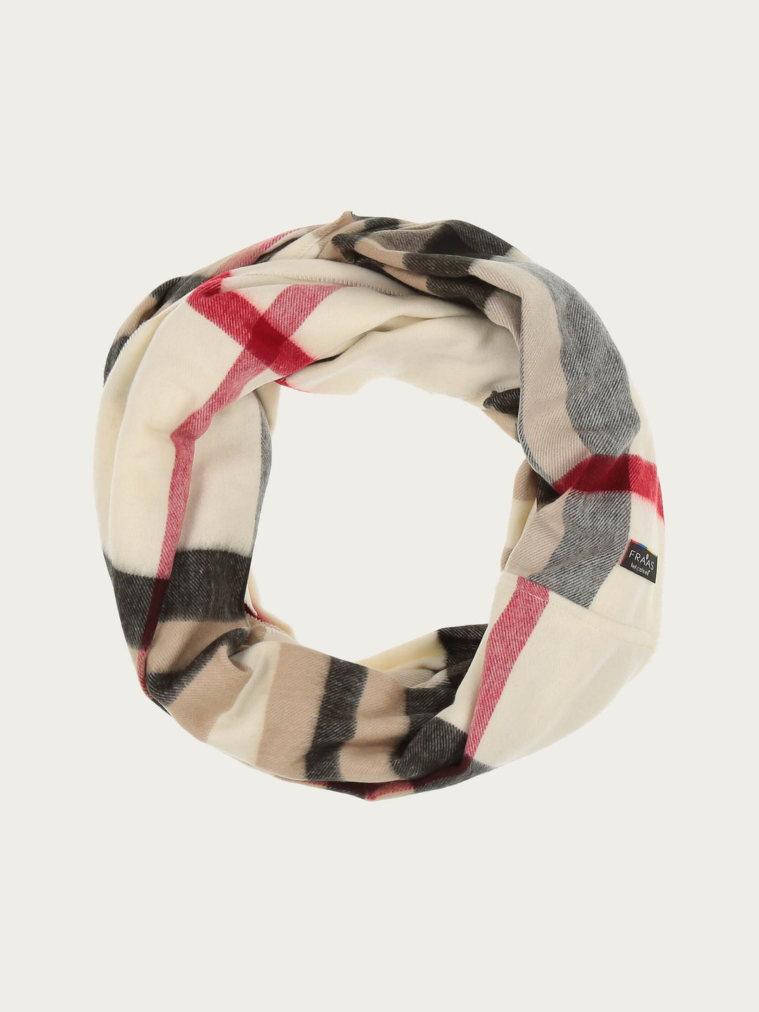 Schmaler Cashmink-Loop mit FRAAS Plaid Karo