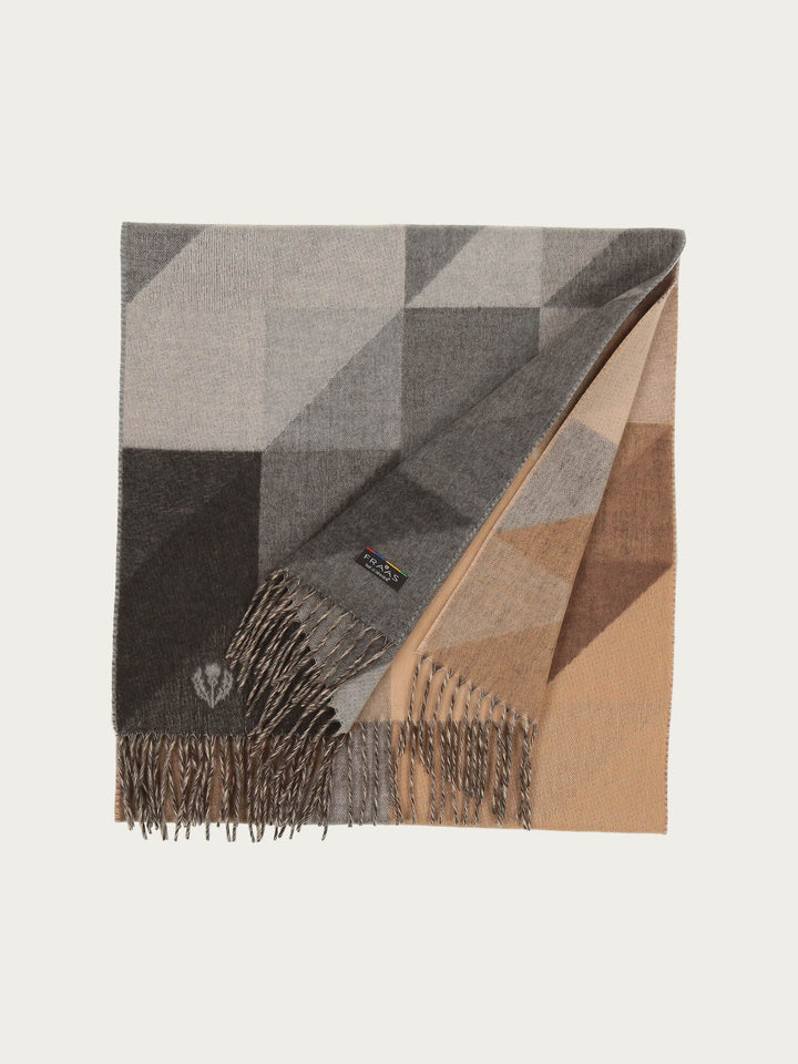 Cashmink-Schal mit geometrischem Design