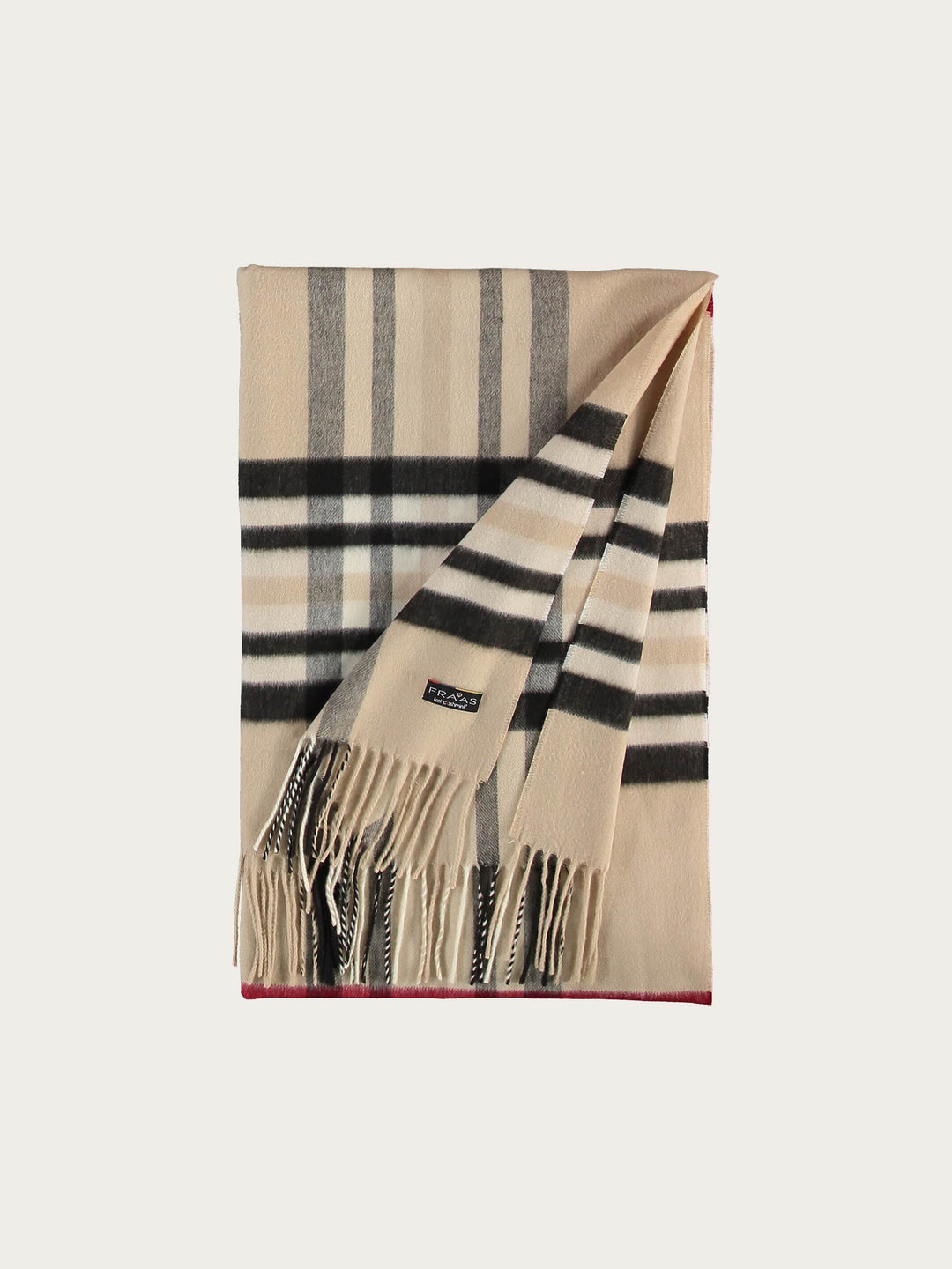 Breiter Cashmink-Schal mit FRAAS Plaid Karo