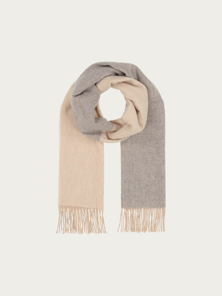 Sustainability Edition - Zweifarbiger Schal in Wollmischung