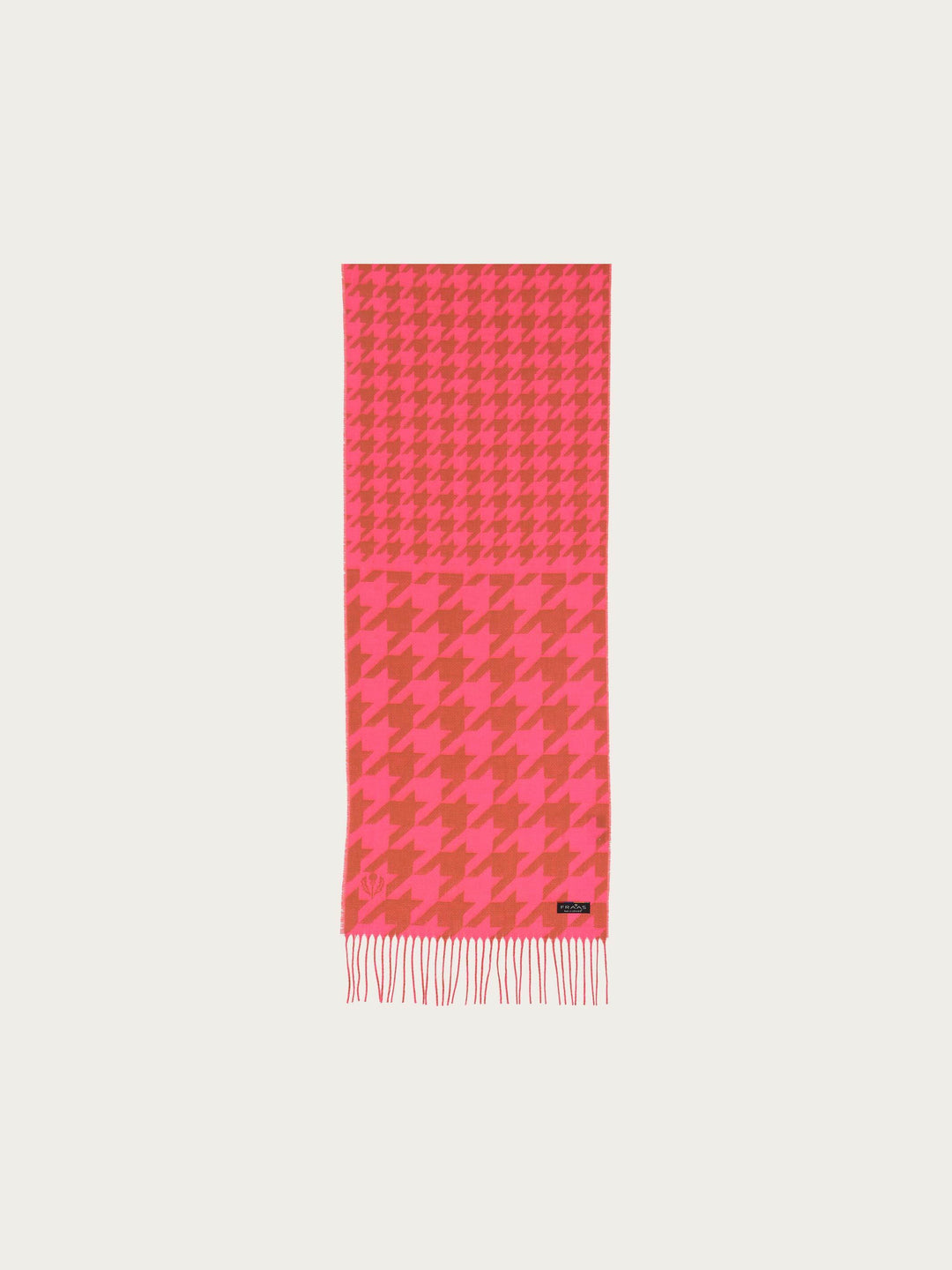 Cashmink-Schal mit Hahnentritt-Mix