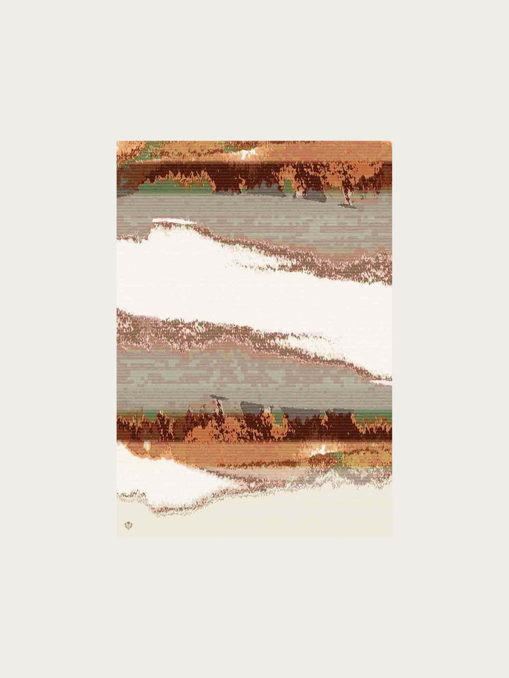 Cashmink-Decke mit Aquarell-Design - Made in Germany