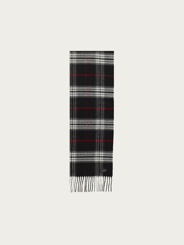 Schmaler Cashmink-Schal mit FRAAS Plaid Karo