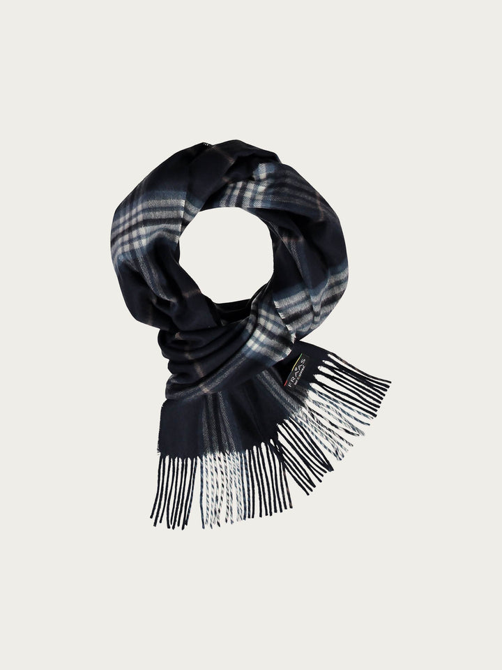 Schmaler Cashmink-Schal mit FRAAS Plaid Karo