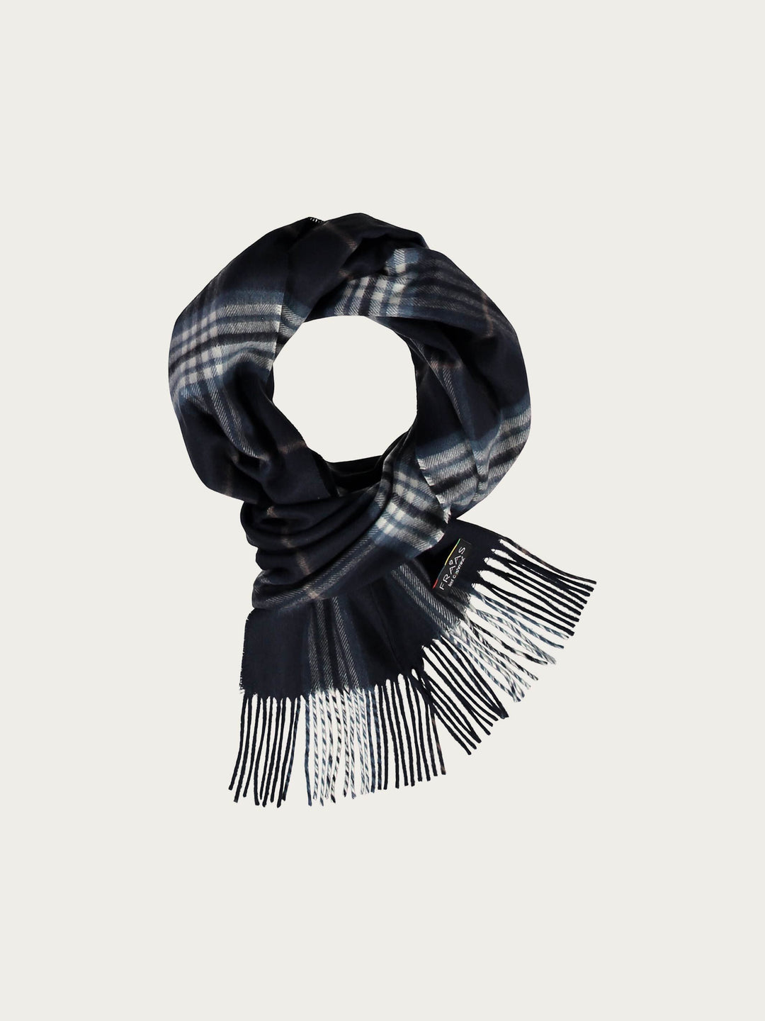 Schmaler Cashmink-Schal mit FRAAS Plaid Karo