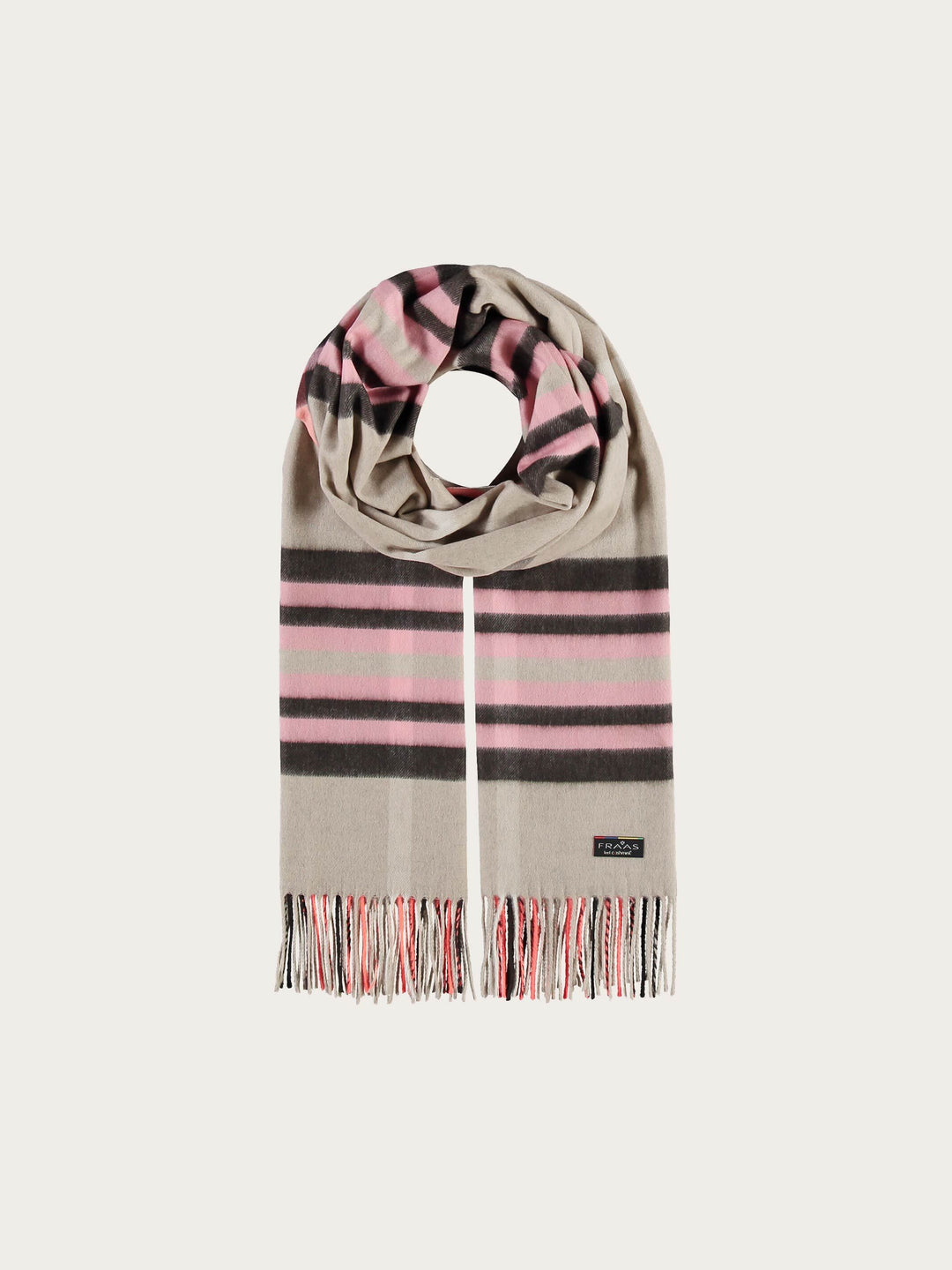 Breiter Cashmink-Schal mit FRAAS Plaid Karo