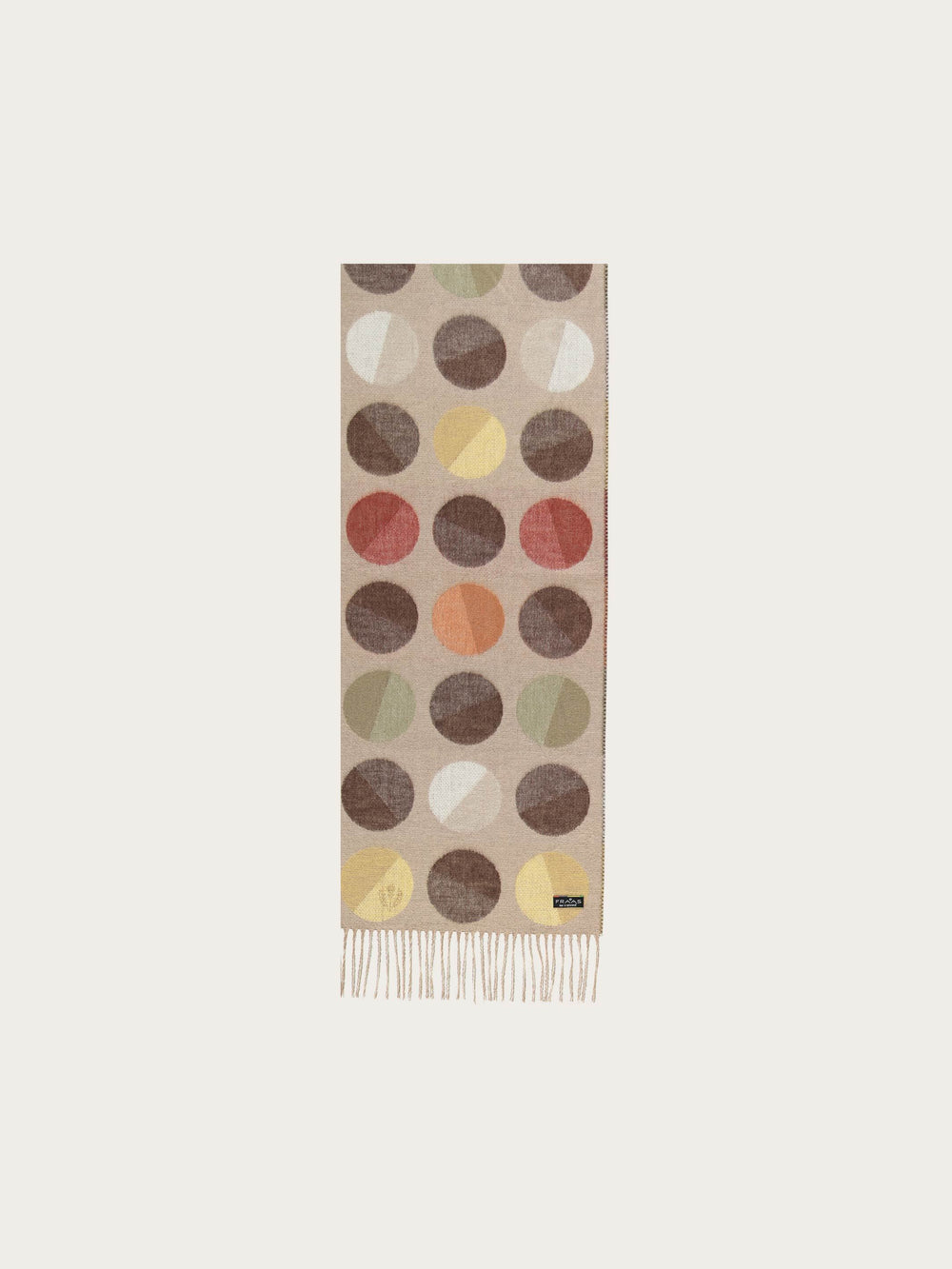 Cashmink-Schal mit großen Punkten