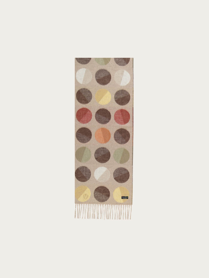 Cashmink-Schal mit großen Punkten