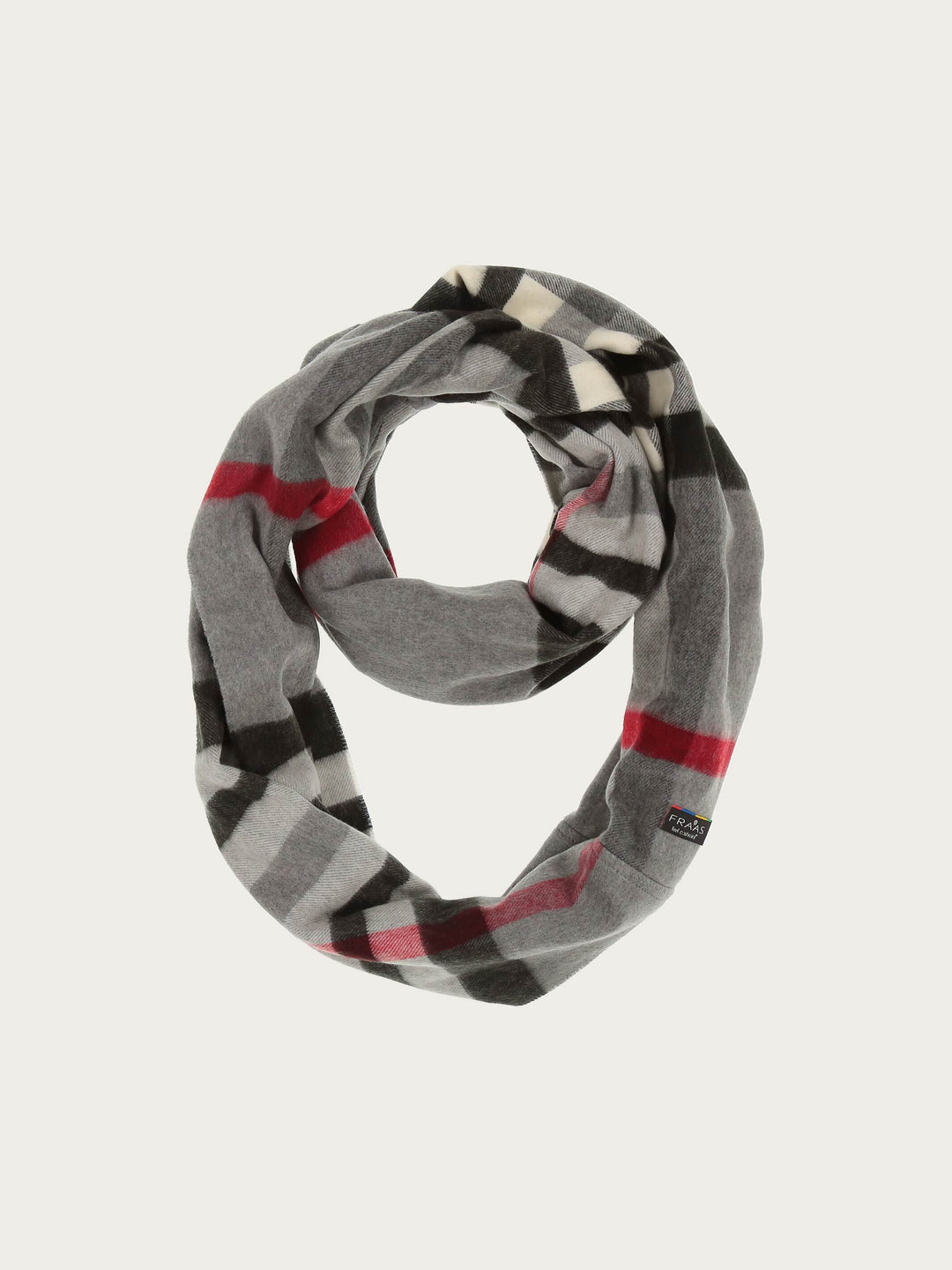 Schmaler Cashmink-Loop mit FRAAS Plaid Karo