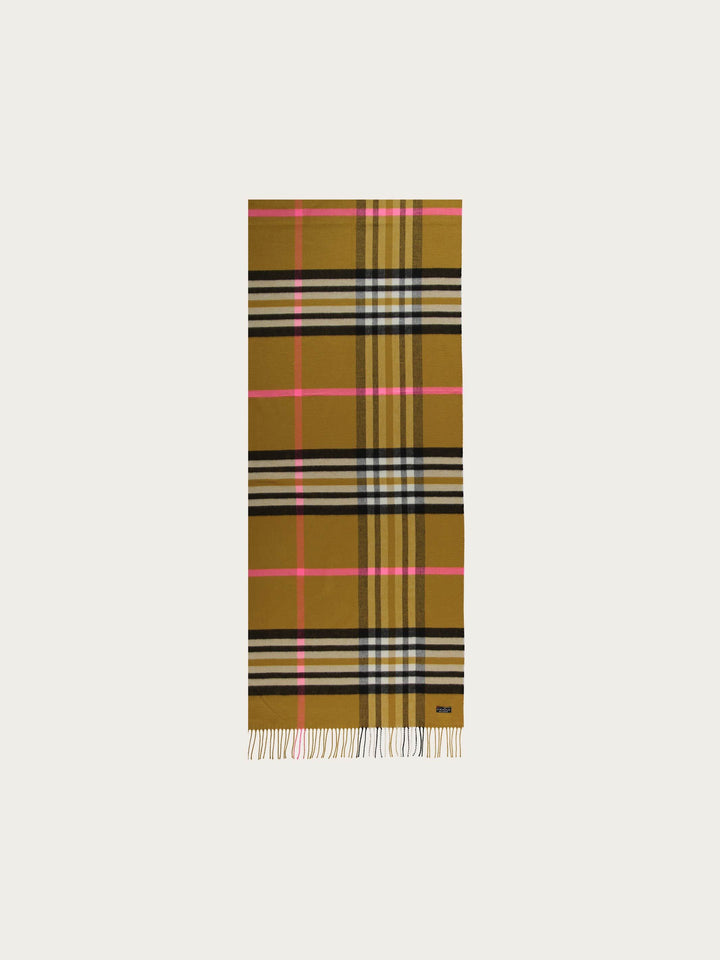 Breiter Cashmink-Schal mit FRAAS Plaid Karo
