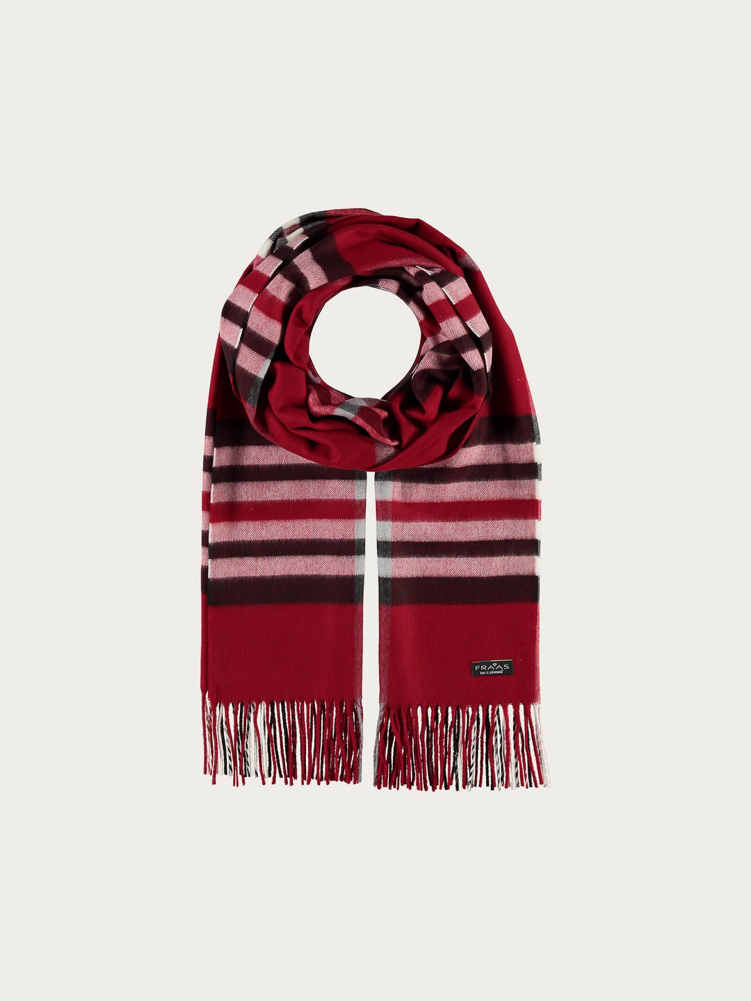 Breiter Cashmink-Schal mit FRAAS Plaid Karo