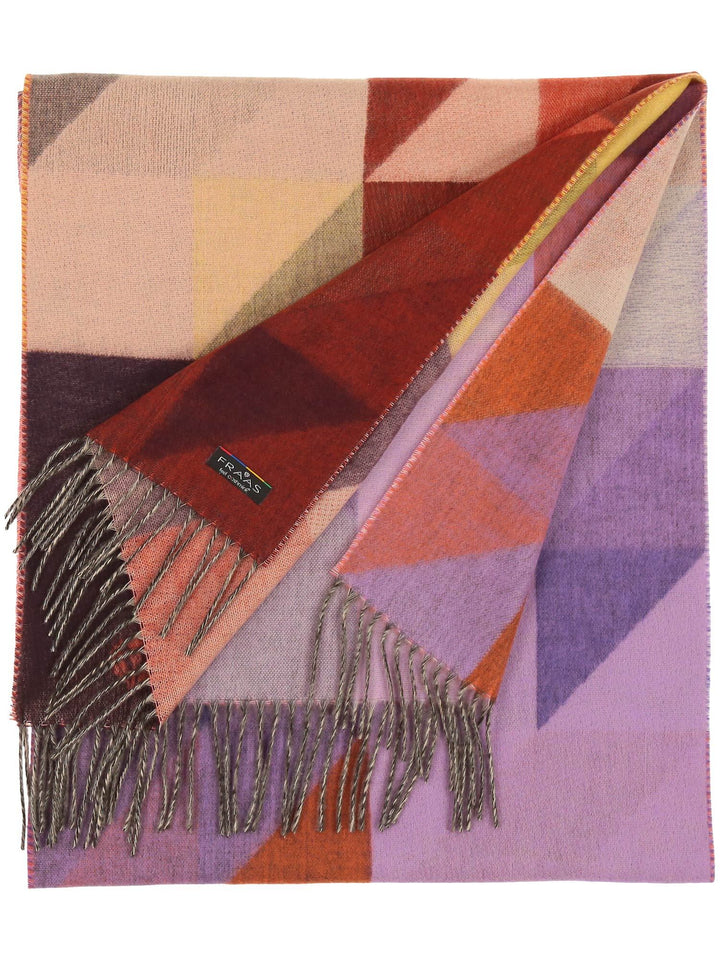 Cashmink-Schal mit geometrischem Design