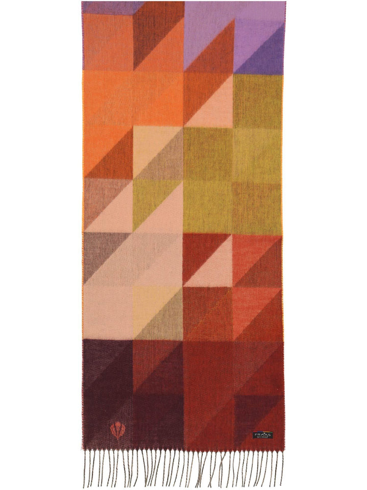 Cashmink-Schal mit geometrischem Design