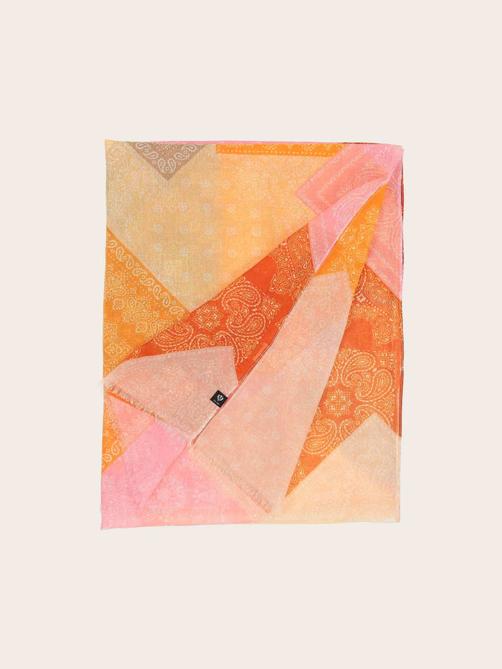 Sustainability Collection - Stola mit Paisley-Design und geometrischem Muster