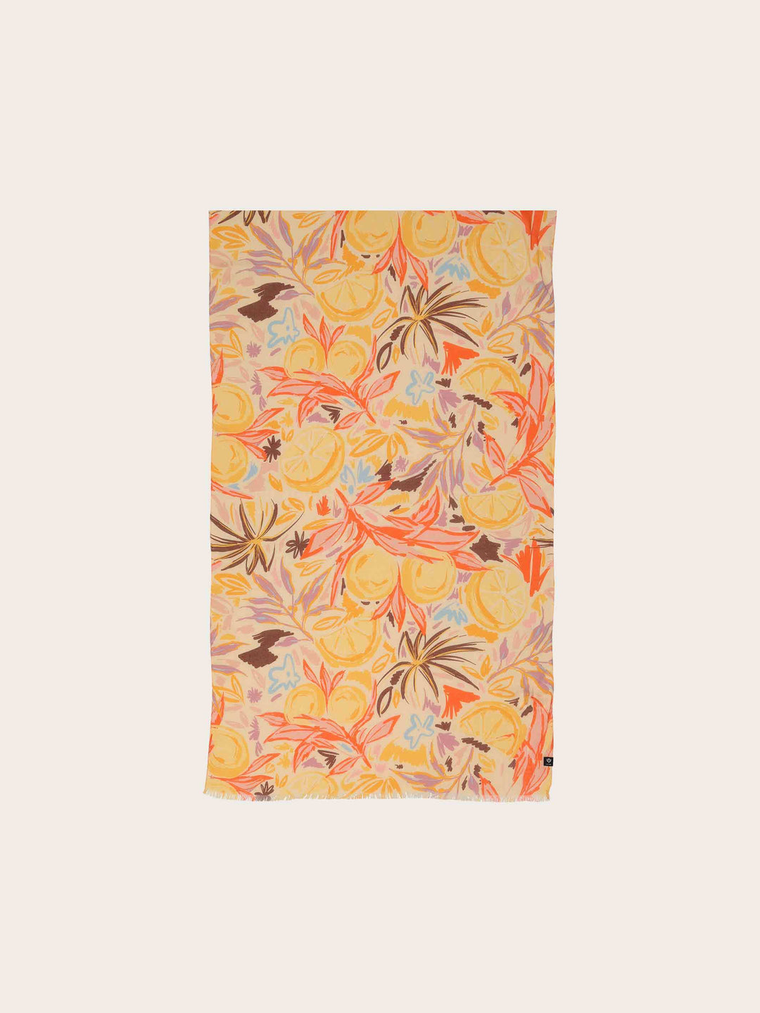 Sustainability Collection - Schal mit tropischem Pflanzen-Design aus Viskose