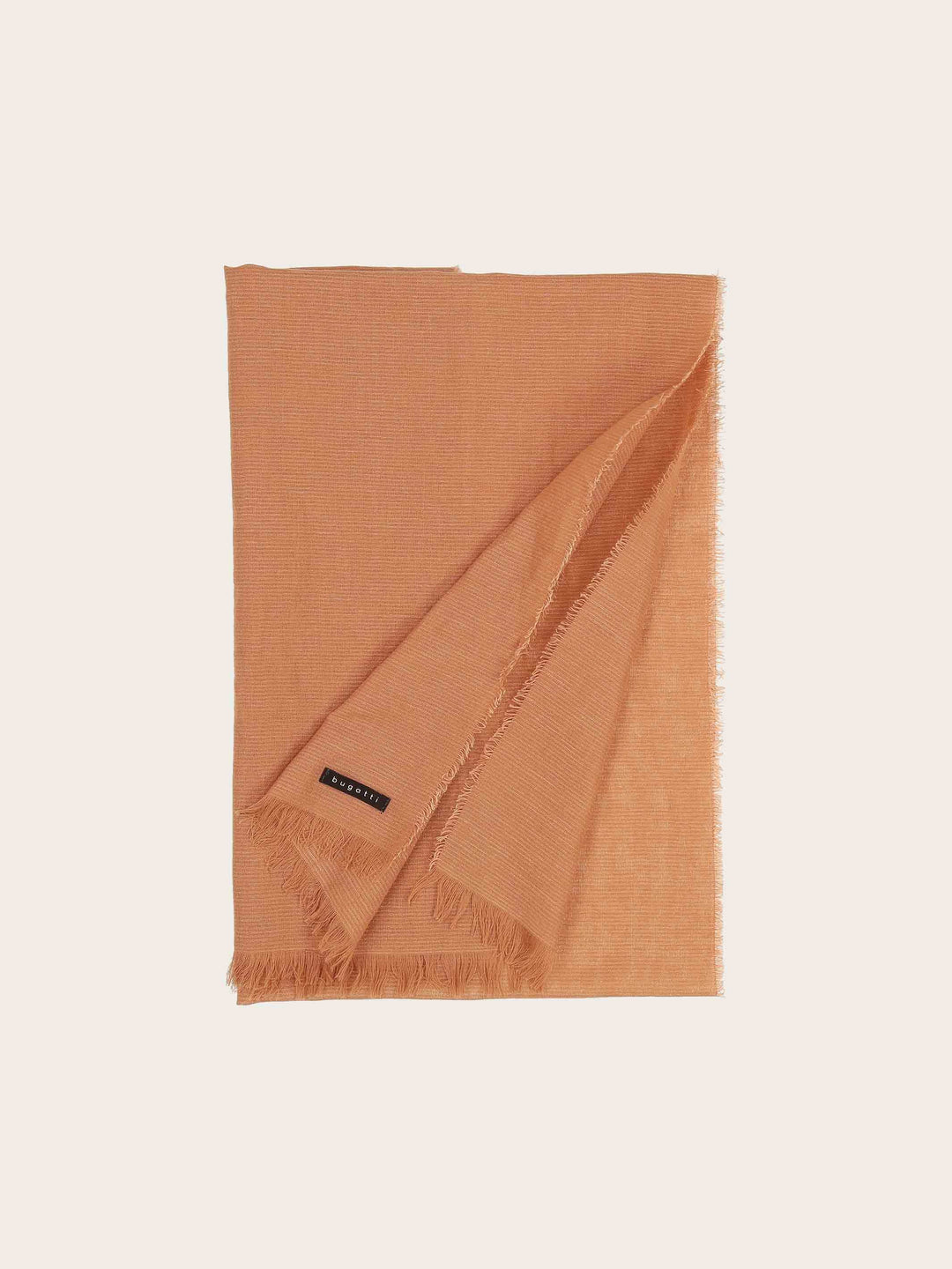 Einfarbige bugatti Stola in Leinenmischung