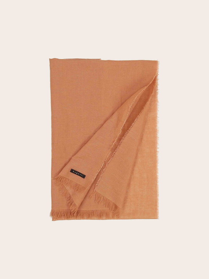 Einfarbige bugatti Stola in Leinenmischung