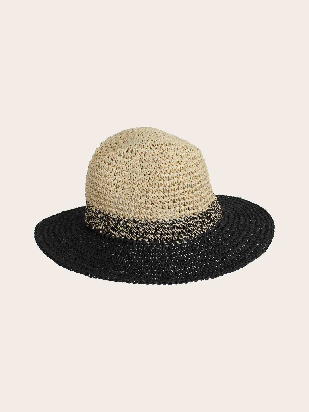 Zweifarbiger Loevenich Fedora aus Papier