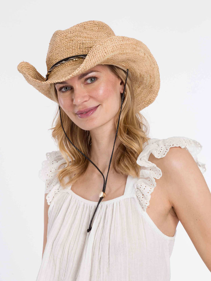 Formbarer Loevenich Cowboy Hut mit Kinnband