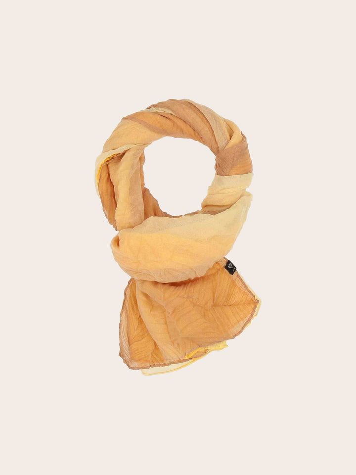 Plissee-Schal mit Farbverlauf