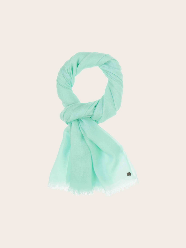 Einfarbige Pashmina aus reiner Wolle