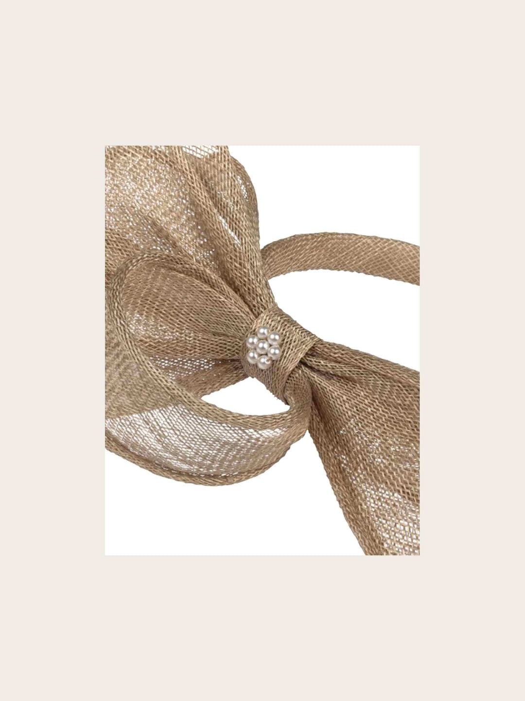 Stilvoller Loevenich Haarreif mit Sinamay Schleife