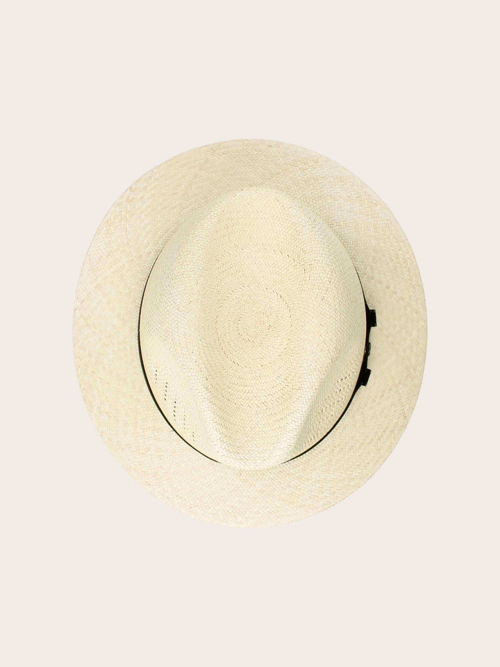 bugatti Panamahut mit Leder-Hutband