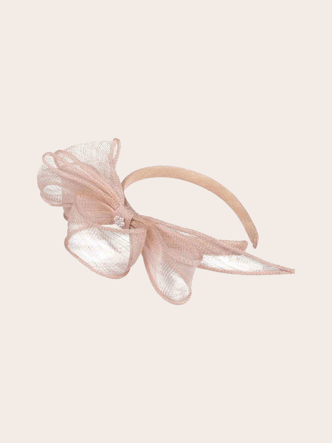 Stilvoller Loevenich Haarreif mit Sinamay Schleife