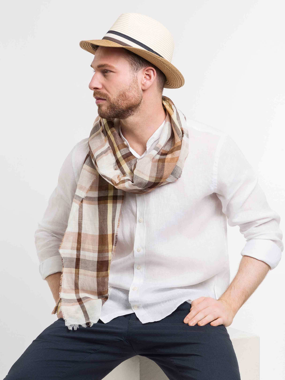 Sommerlicher Fedora mit bugatti Flag