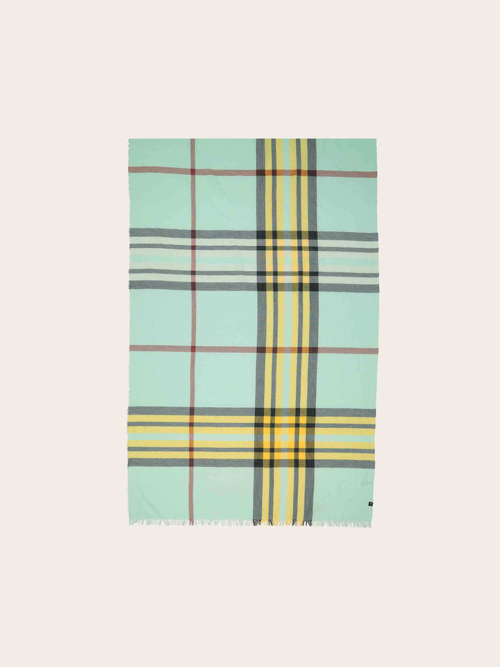 Sustainability Edition - Leichte Stola mit FRAAS Plaid Karo