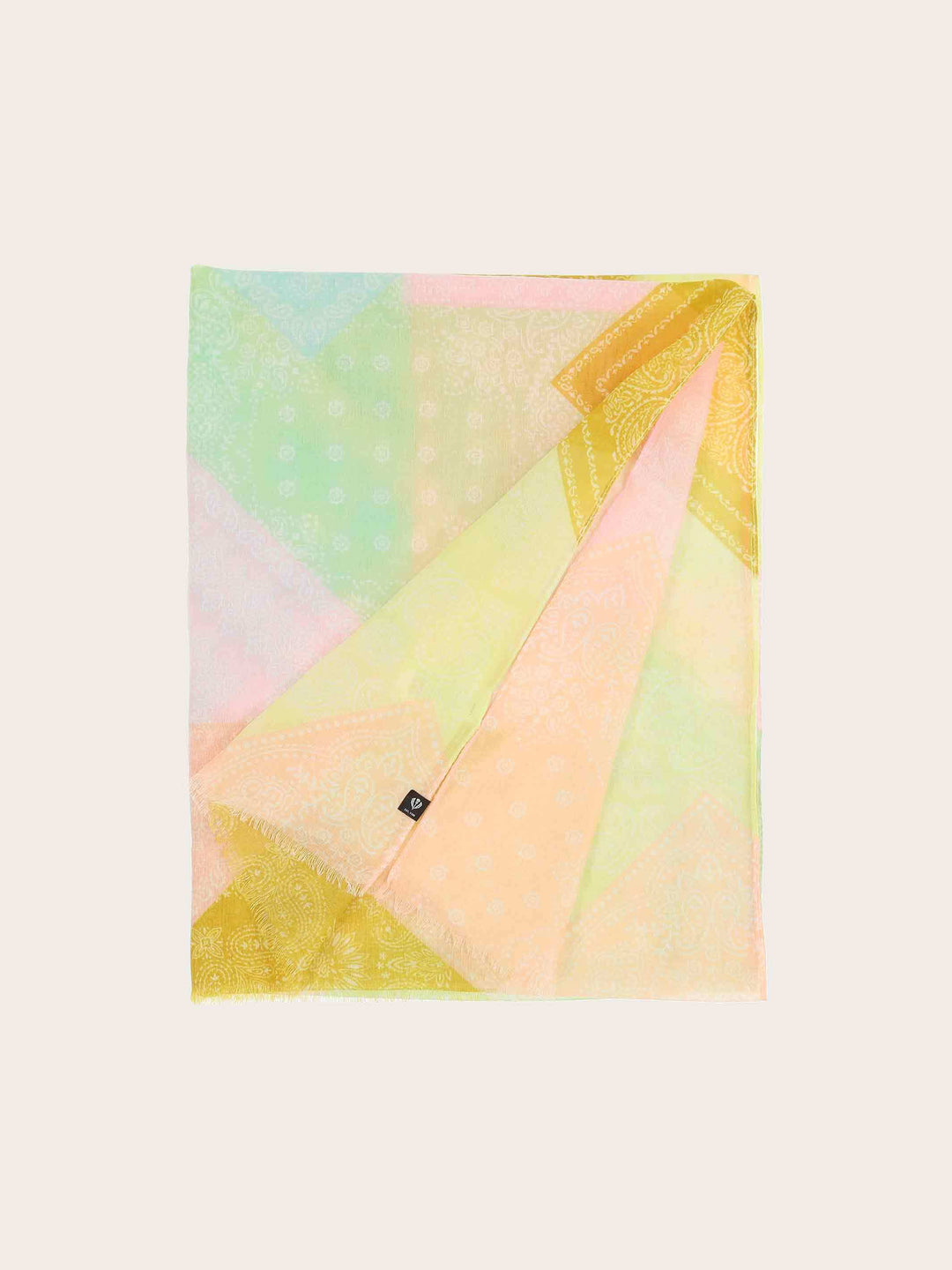 Sustainability Collection - Stola mit Paisley-Design und geometrischem Muster