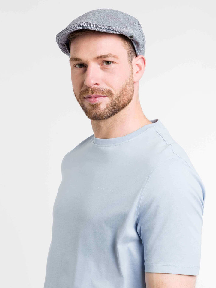 Einfarbige bugatti Schirmmütze in Leinenmischung