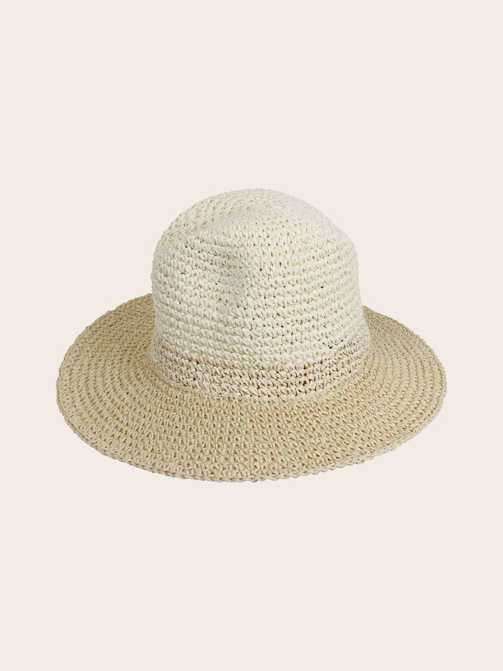 Zweifarbiger Loevenich Fedora aus Papier