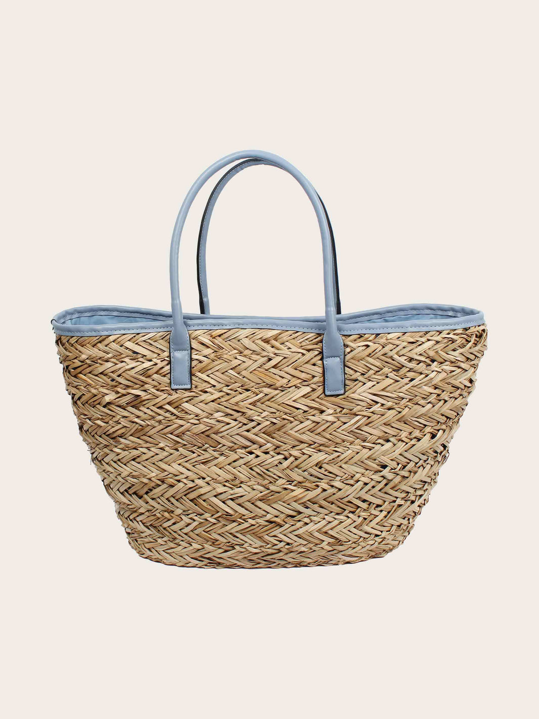 Stylische Loevenich Tasche aus Seegras mit Magnet-Verschluss