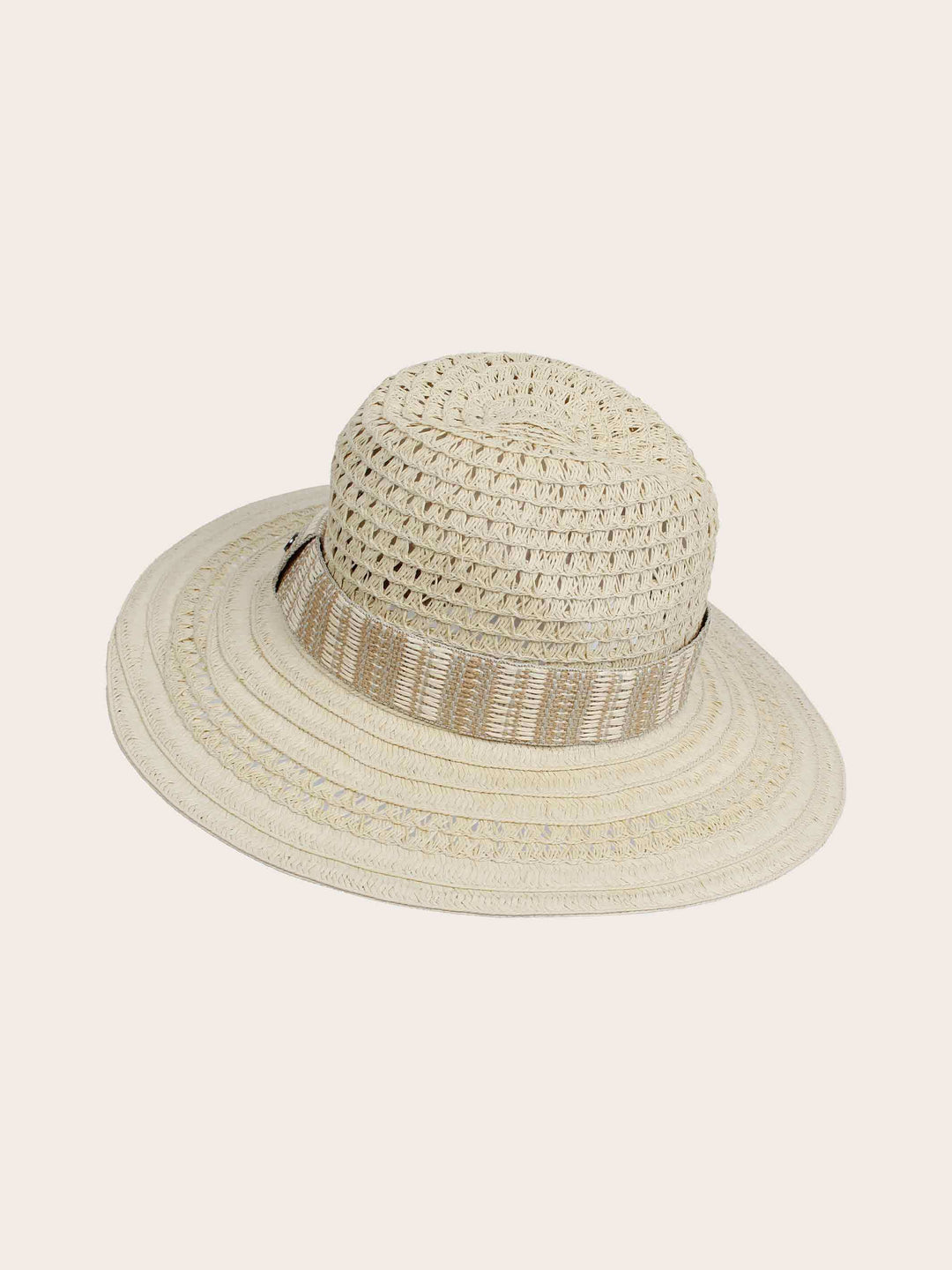 Loevenich Fedora mit Hutband aus Stroh